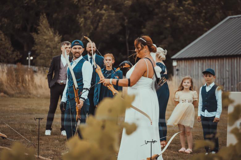 Wild Harvest School Wedding Archery