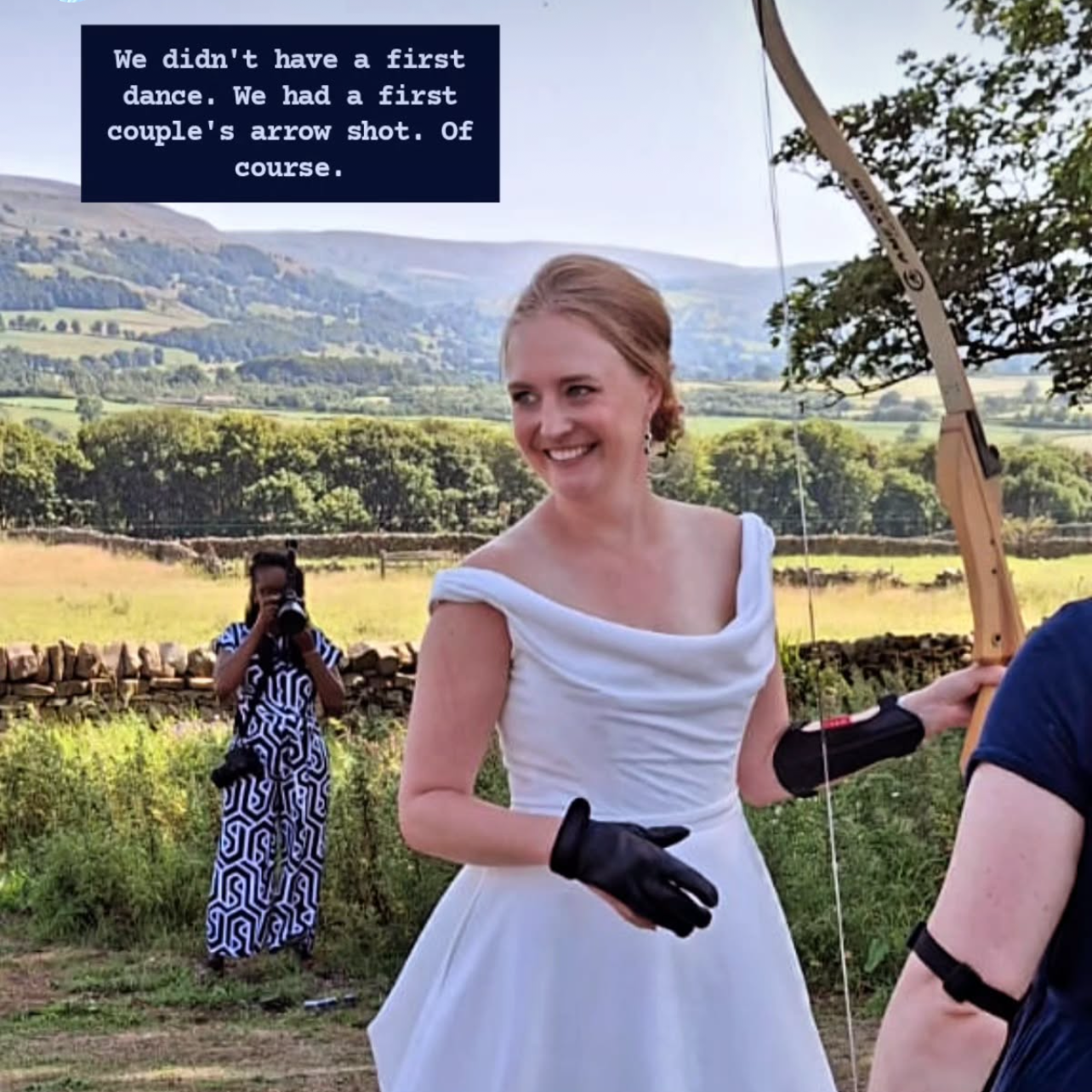 wedding day archery