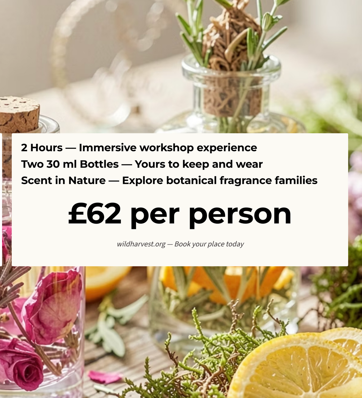 Perfume Making Experience Gift Voucher