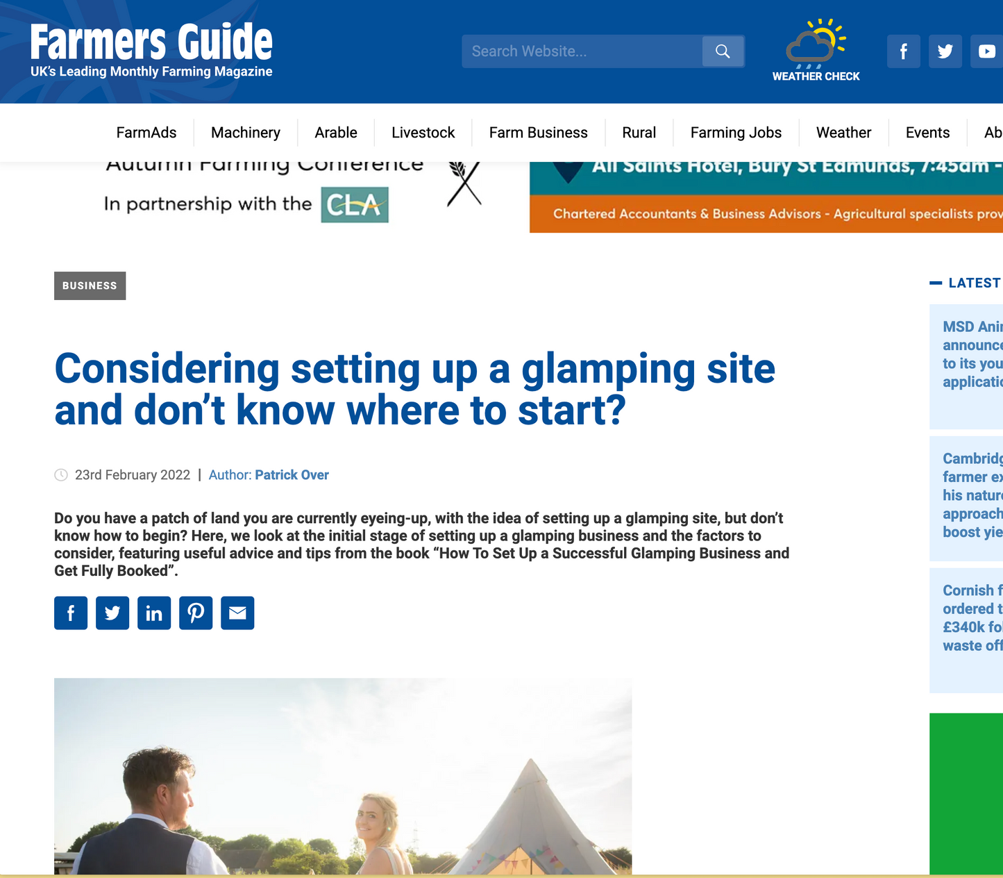 How To Set Up a Glampsite