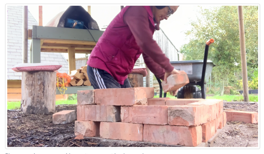 How to Make a Fire Pit Using Old Bricks