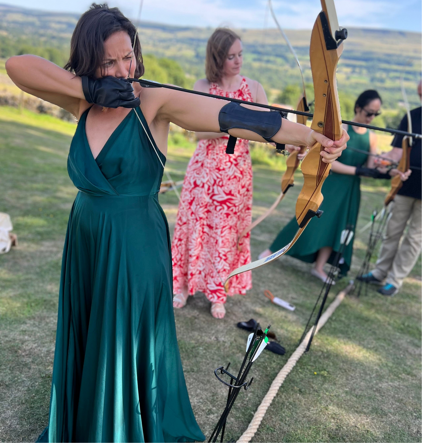 archery range for your wedding day