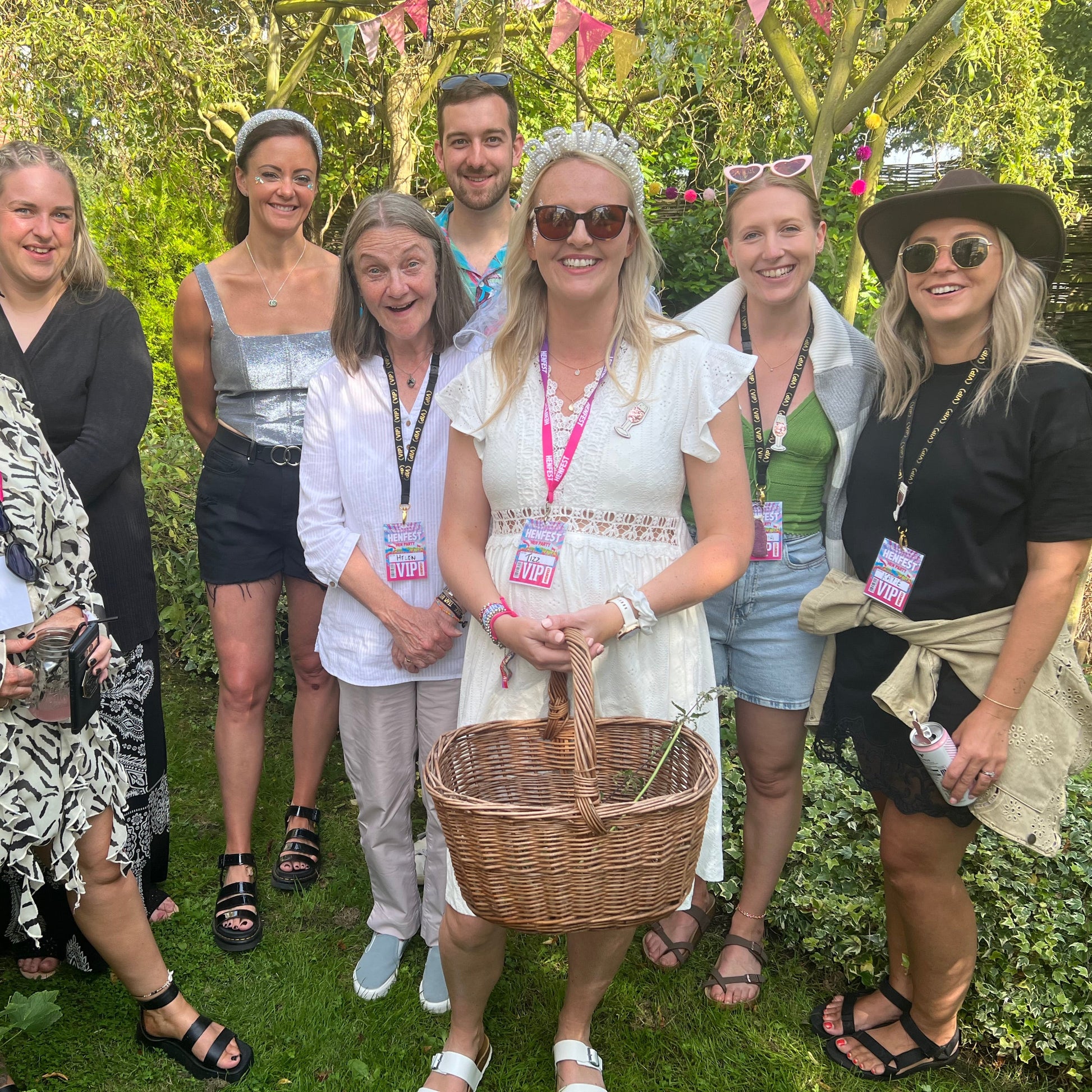 hen party foraging walk