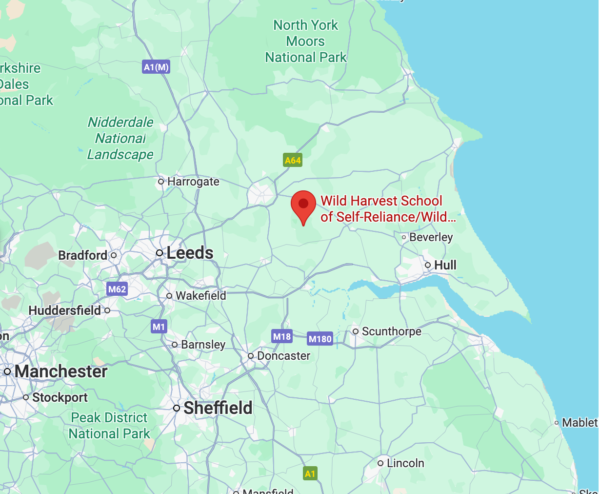 directions to Wild Harvest school